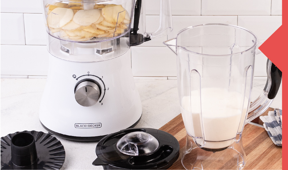 Procesadora y licuadora black & decker 1.5 lts 750w 3 velocidades fp1002j sales